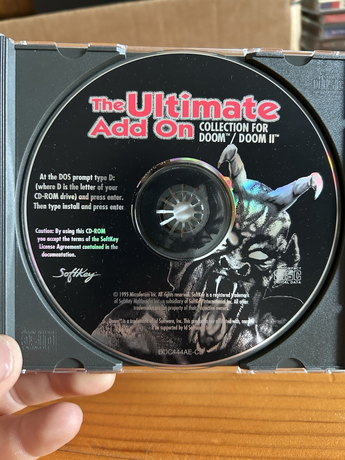 The Ultimate Add On Collection For DOOM/DOOM II(2) 1995 PC CD ROM Game TESTED