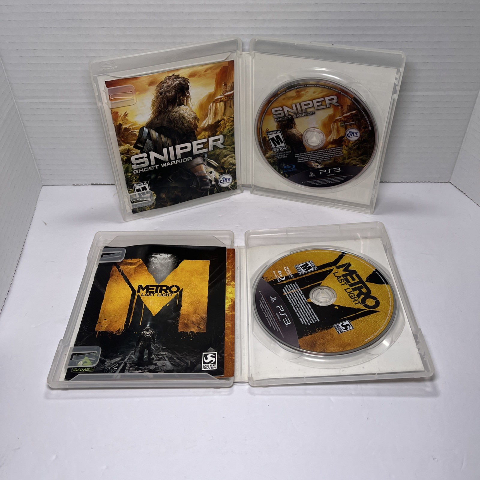 Ps3 Lot Of 6 PlayStation Games Uncharted Battlefield Metro Crysis Tested Working
