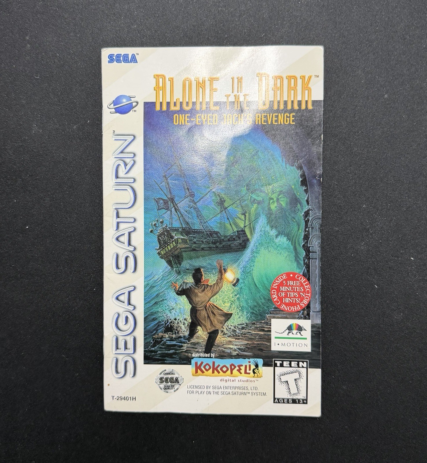 Alone in the Dark: One-Eyed Jack’s Revenge – Sega Saturn MANUAL ONLY.