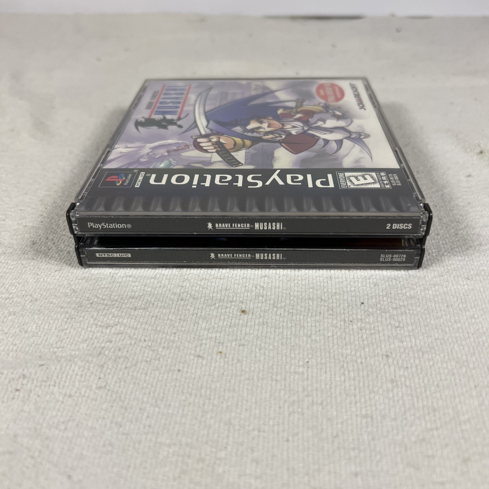Brave Fencer Musashi FFVIII Demo Disc Playstation PS1 Complete CIB TESTED