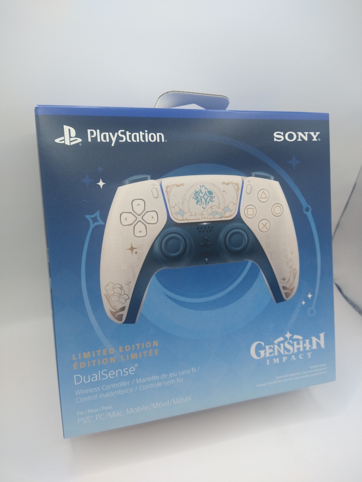 Genshin Impact Dualsense Controller, PlayStation 5 (PS5) PS DIRECT [Brand New]