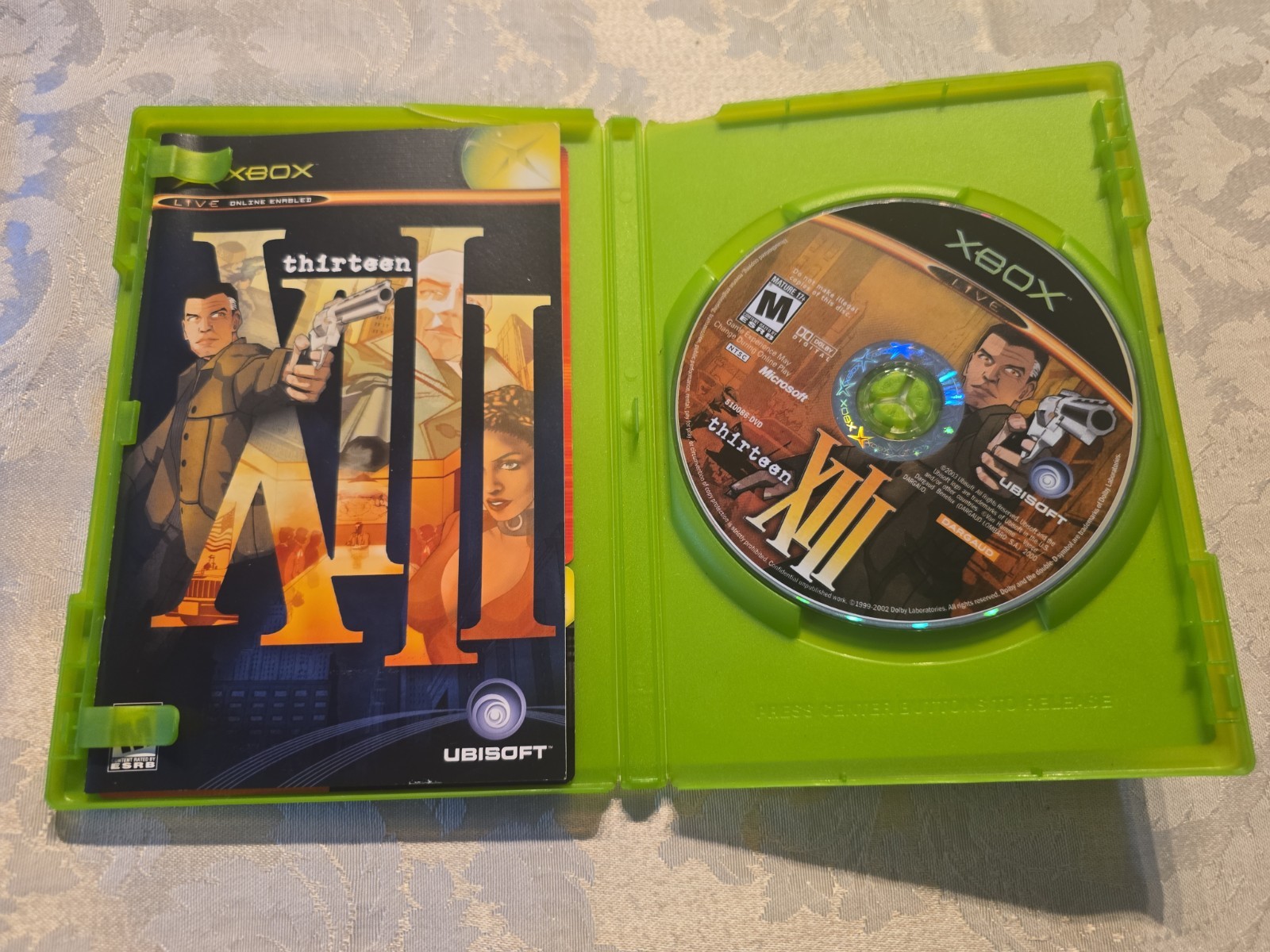 XIII (Microsoft Xbox, 2003) CiB, Tested + Reg. Card