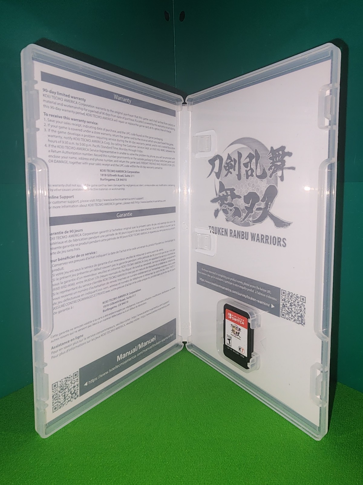 CIB – Touken Ranbu Warriors (Nintendo Switch, 2015, Koei Tecmo)