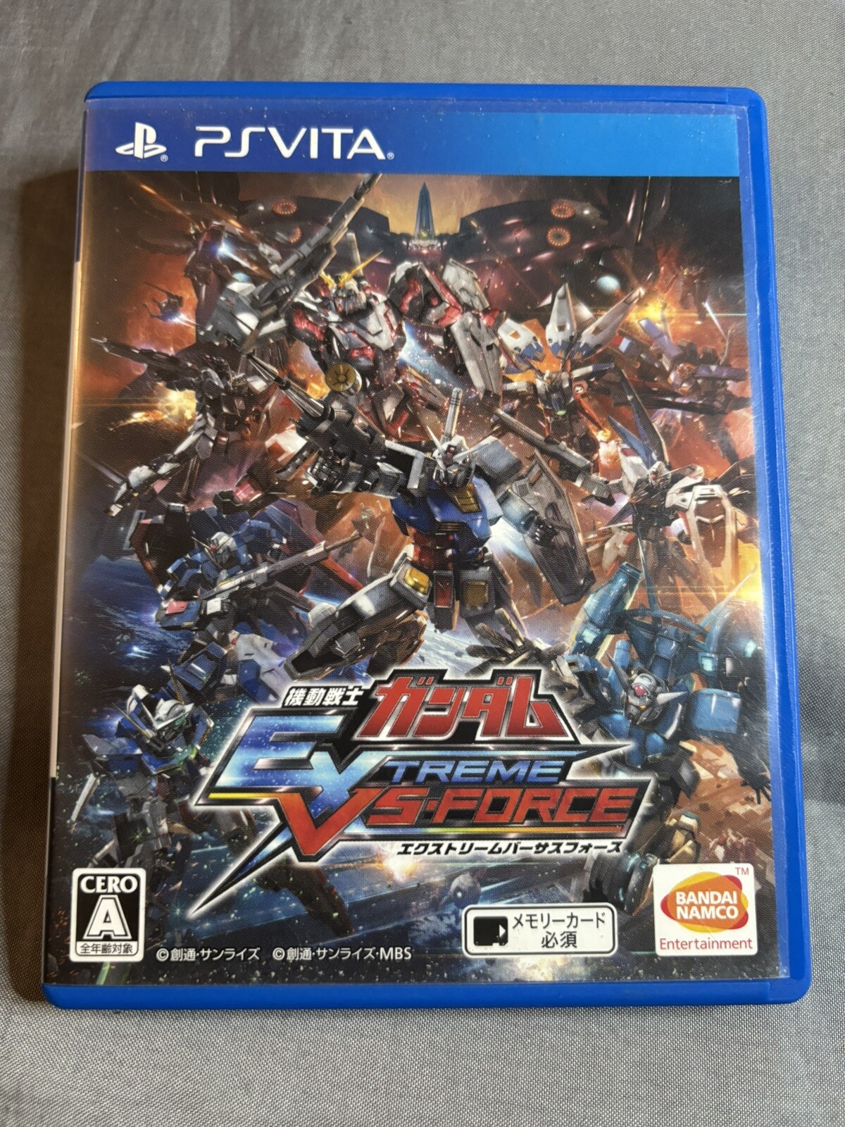PS VITA Mobile Suit Gundam EXTREME VS-FORCE Region Free import Japan (US SELLER)