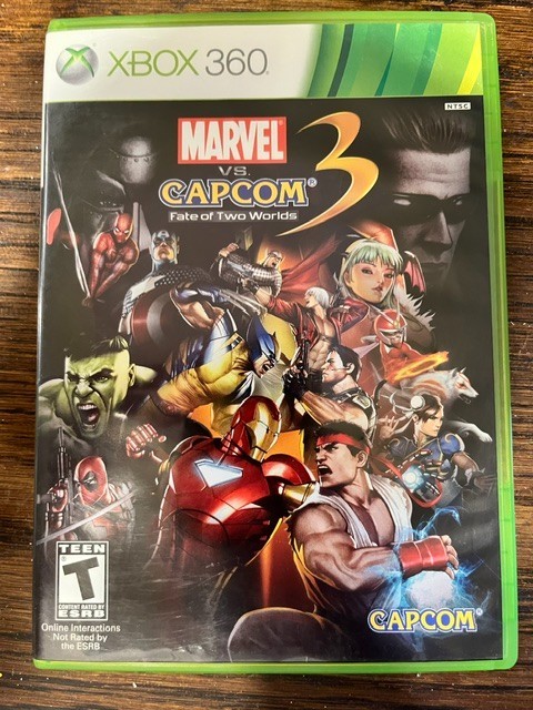 Bundle of Xbox 360 games 2 shooters and 3 fighting games, used, good condition