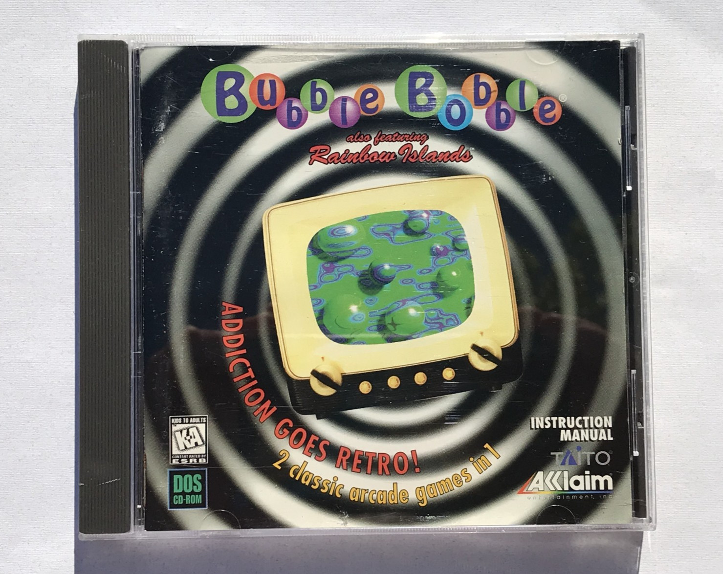 Bubble Bobble Also Featuring Rainbow Islands (PC CD Rom, 1996)☆*NEAR MINT DISC*☆