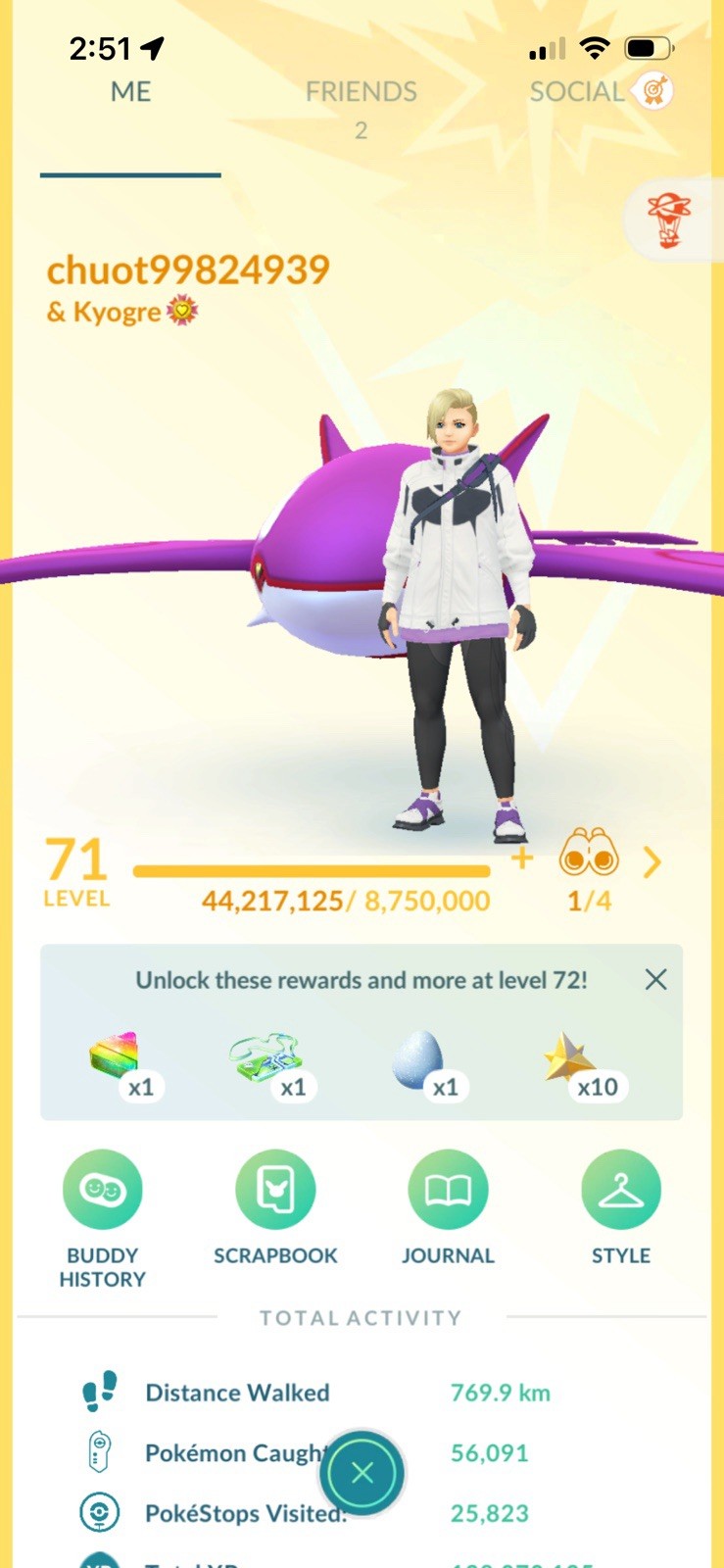 Pokémon GO Level 71 Account. 200+ shinys ✨ 10m stardust.