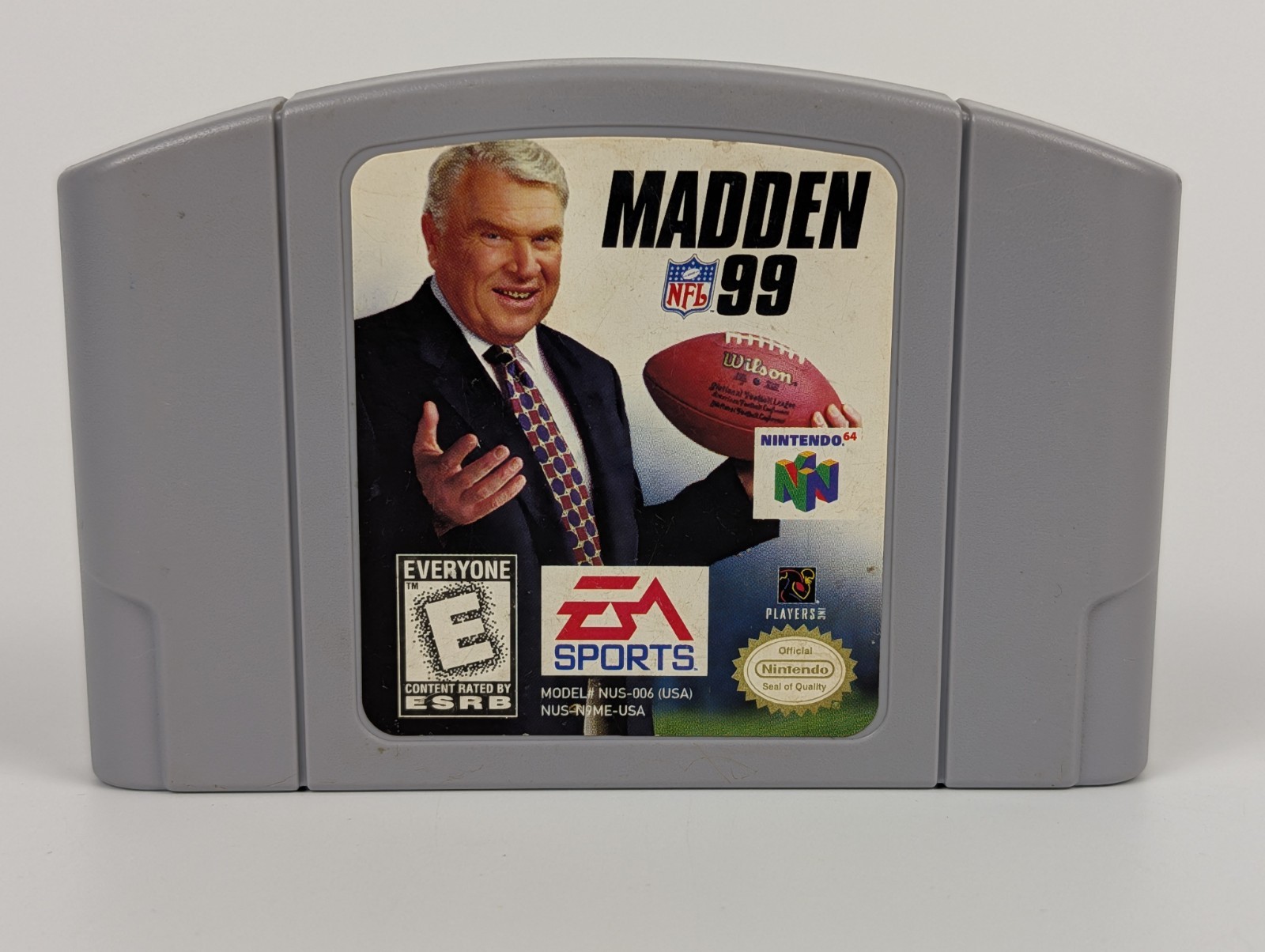 Madden NFL 99 (Nintendo 64 N64) ➡️AUTHENTIC Cartridge – Tested 🎮