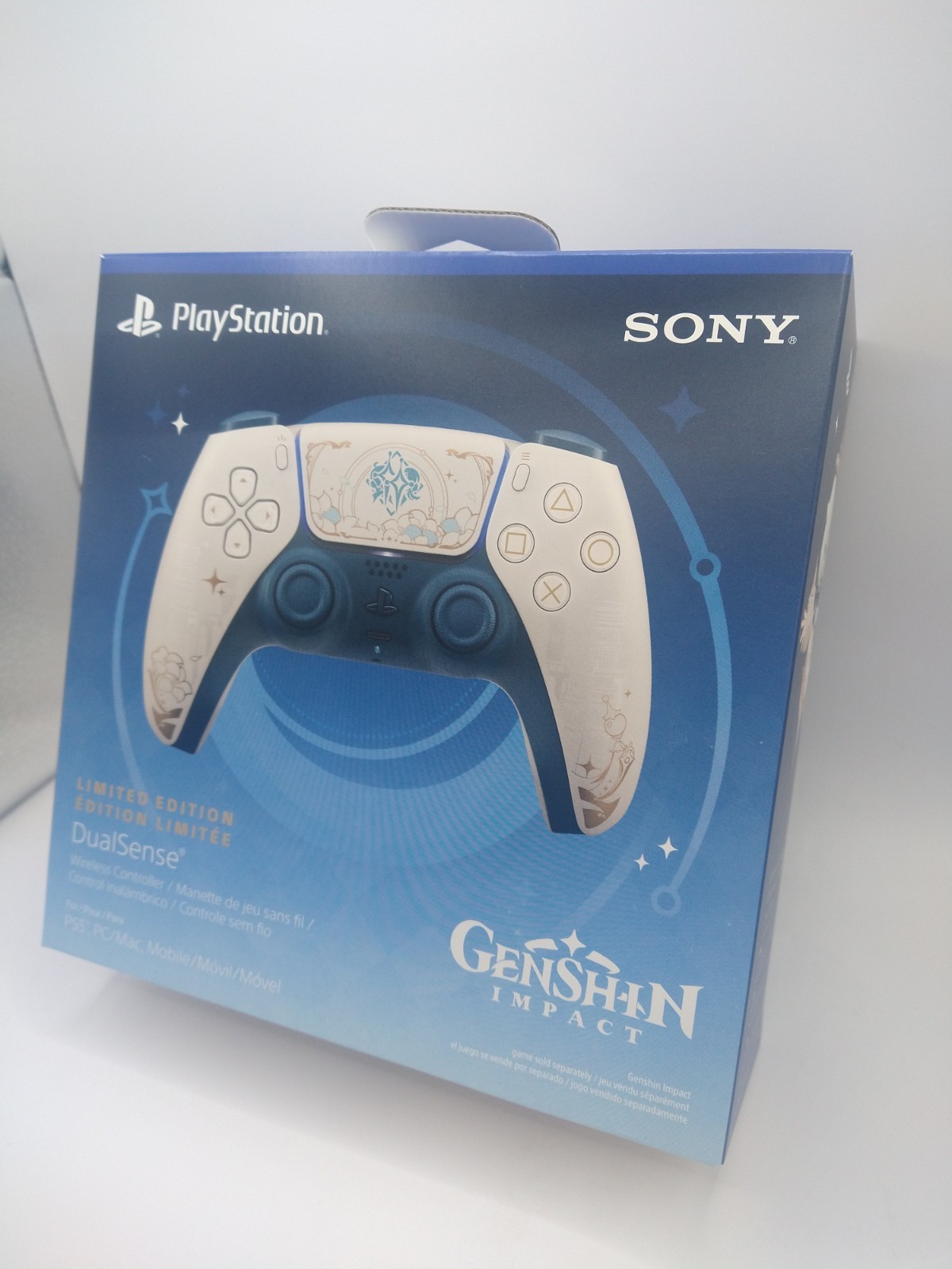 Genshin Impact Dualsense Controller, PlayStation 5 (PS5) PS DIRECT [Brand New]