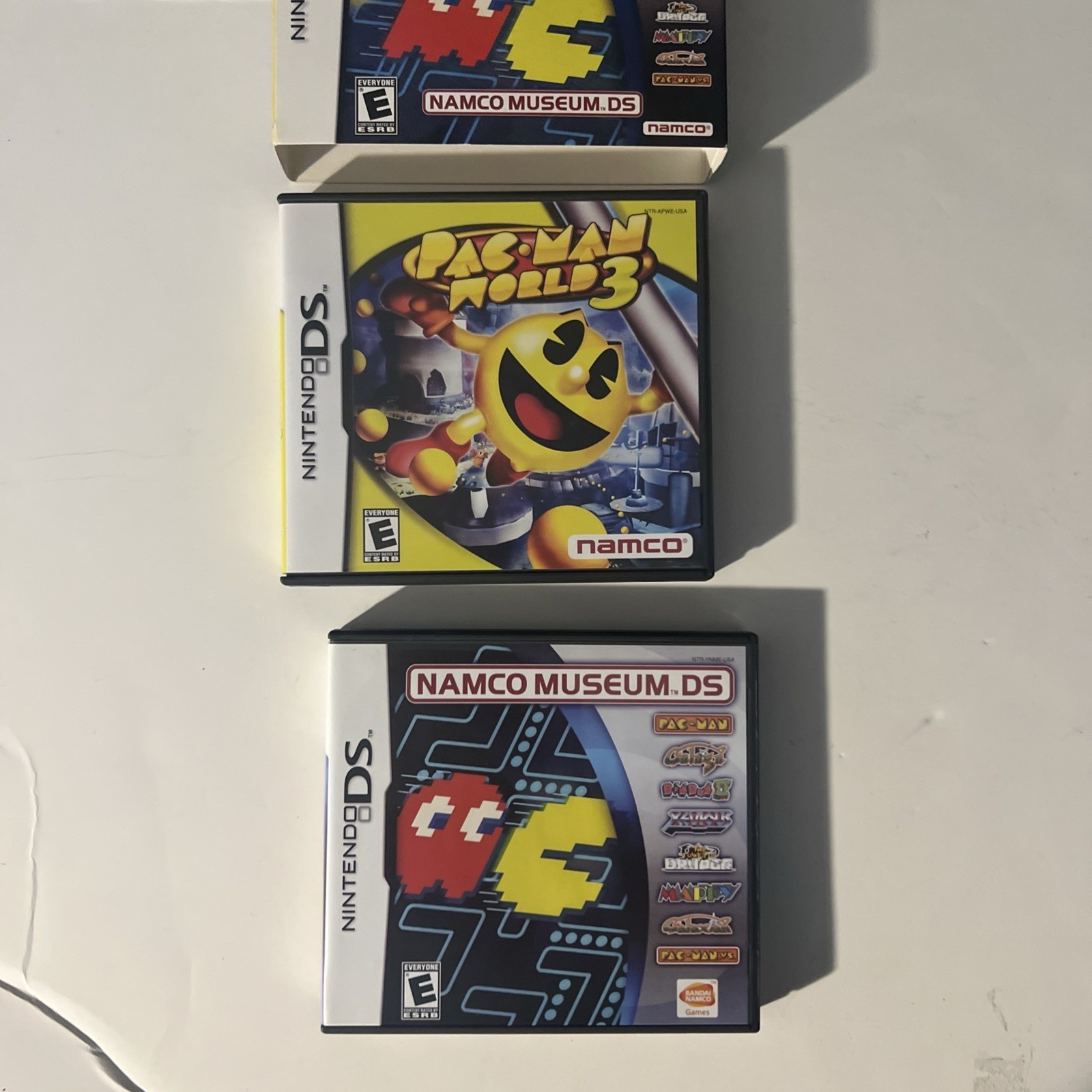 Pac-Man World 3 Namco Museum Dual Pack Nintendo DS CIB Authentic Rare Pacman