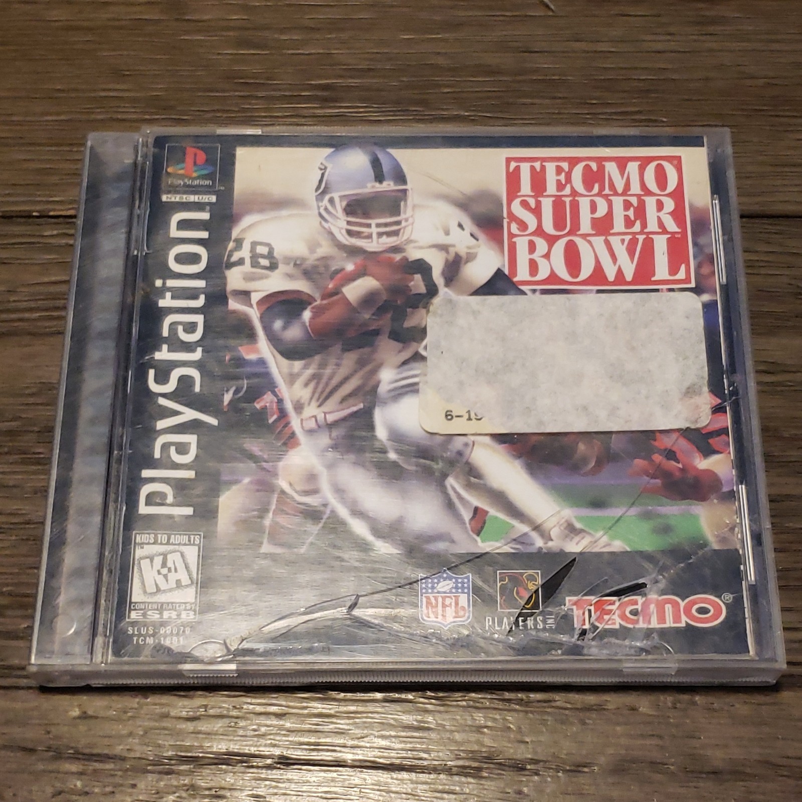 Tecmo Super Bowl PlayStation NTSC-U/C American Football Game Instant Replay