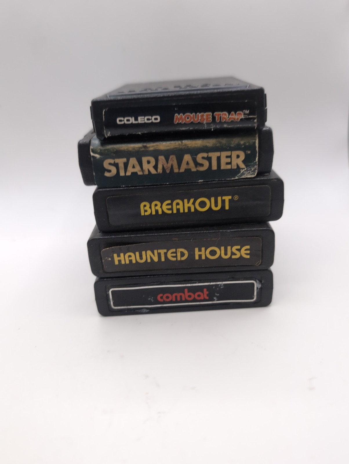Lot of 5 Atari 2600/Coleco Vision Games Tested Working