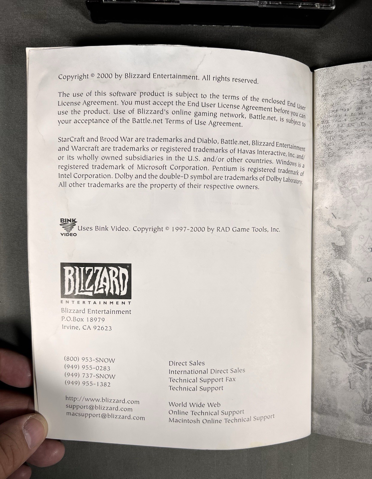 Diablo II 2 PC Mac 2000 Retro RPG Classic Blizzard 3 Disc Set Game Manual + Key