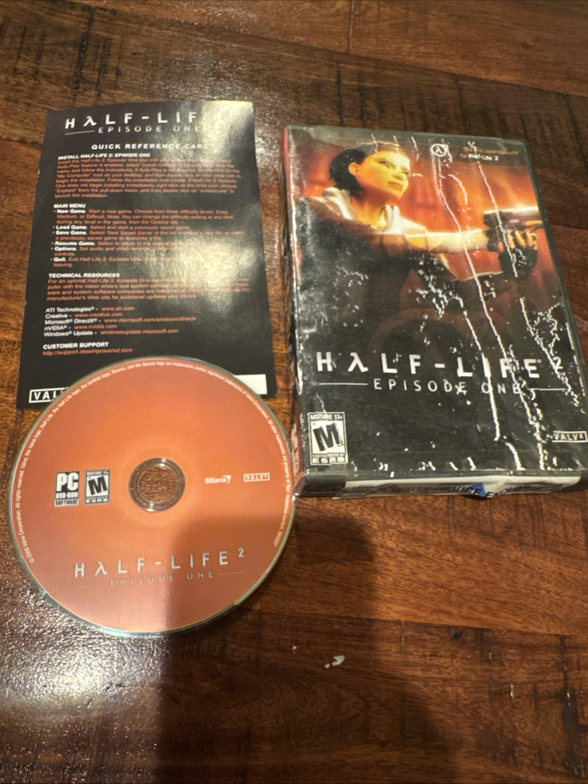 Half Life 2 Episode 1 PC DVD-ROM Game Complete With Key Code ML403 One Valve