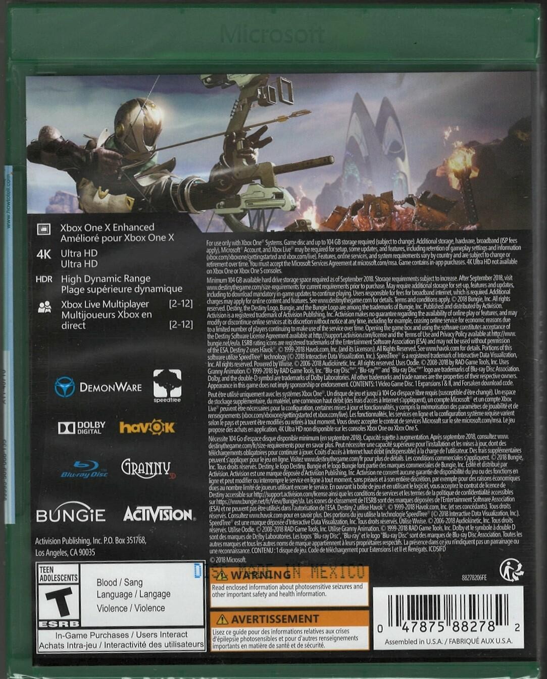 Destiny 2: Forsaken – Legendary Collection Xbox One (Brand New Factory Sealed US