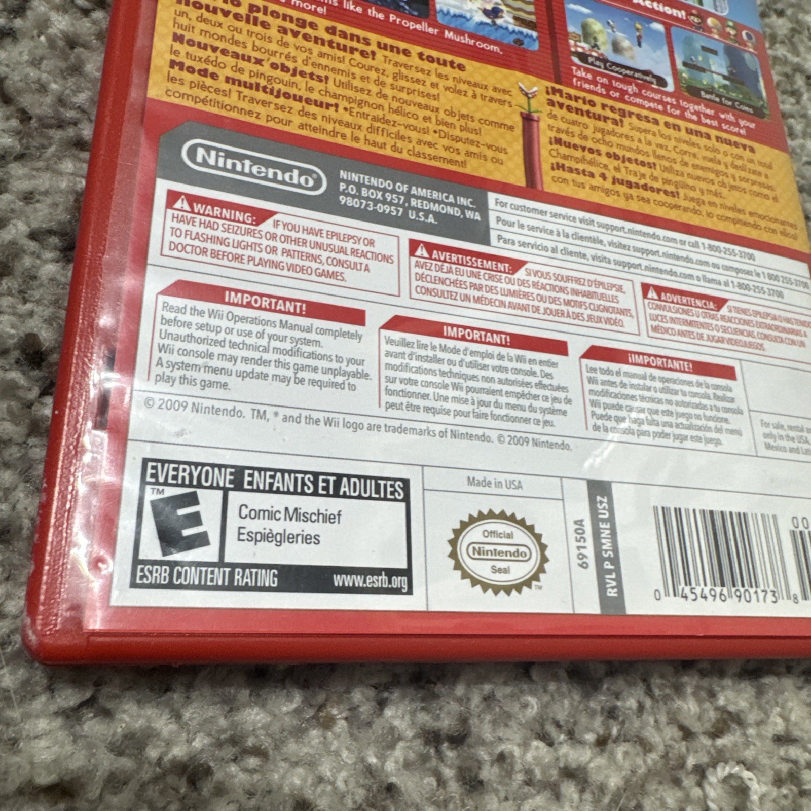 New Super Mario Bros. Wii (Nintendo Wii, 2009)