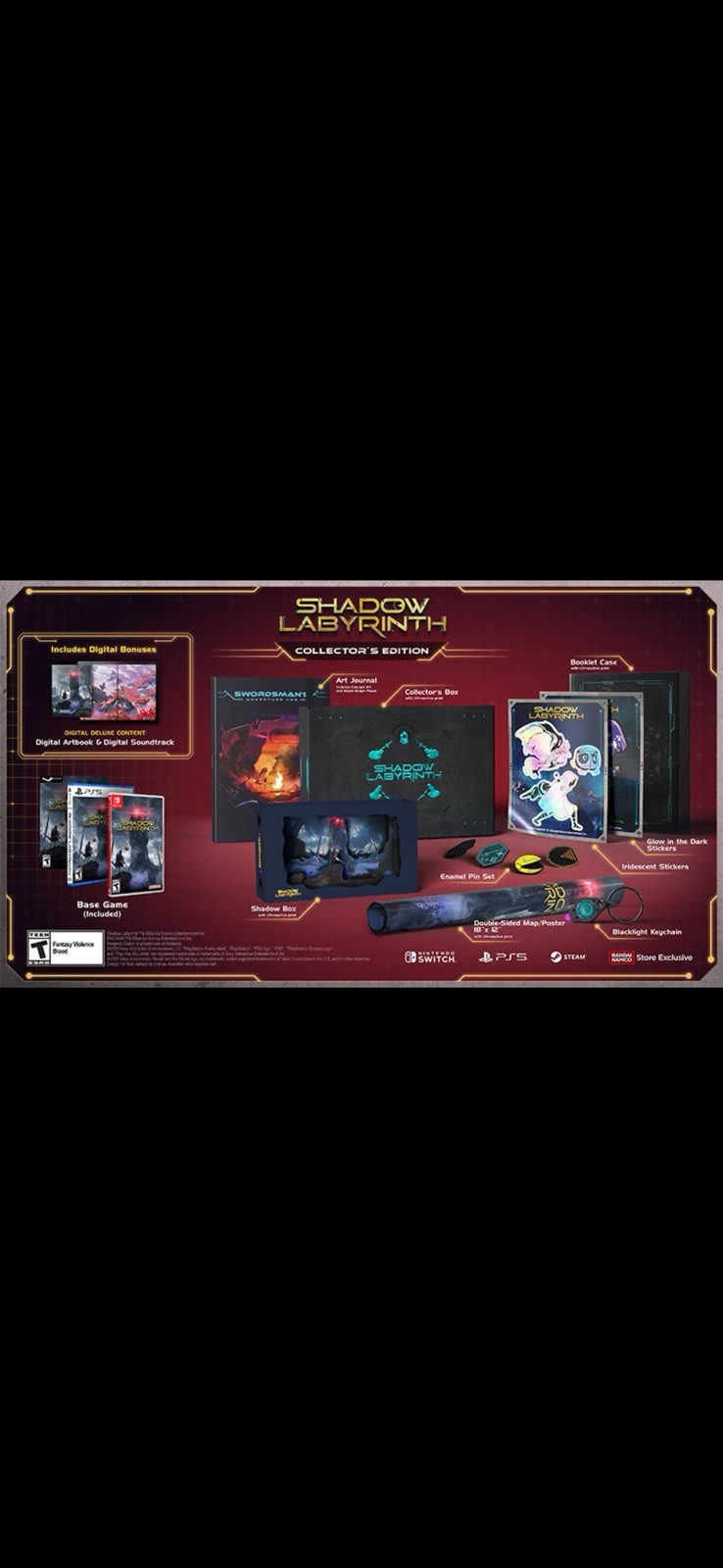 Shadow Labyrinth Collector’s Edition Nintendo Switch w/ Physical Disc