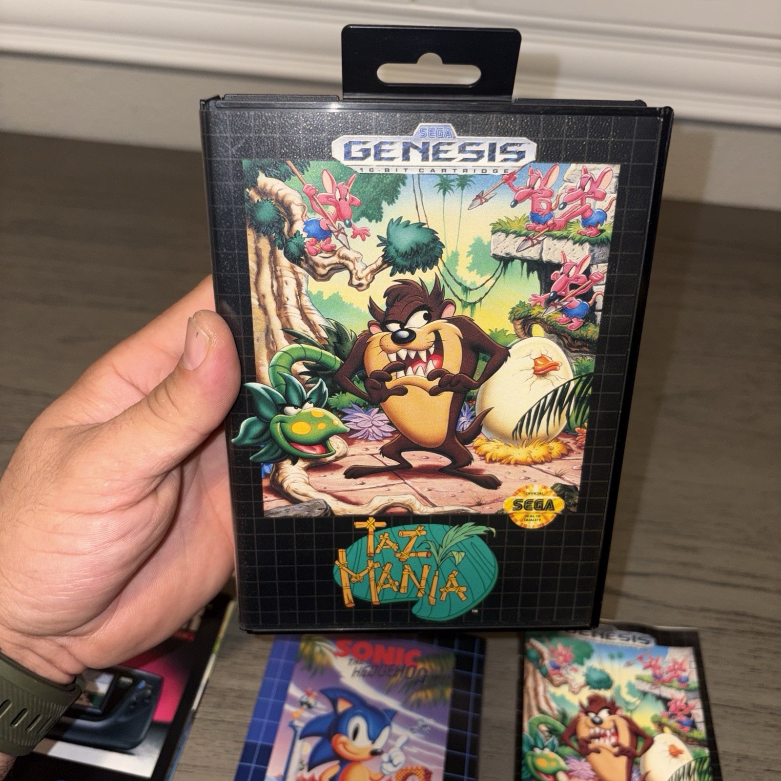 Taz-Mania (Sega Genesis, 1992) Complete CIB Collector Quality Tested Clean