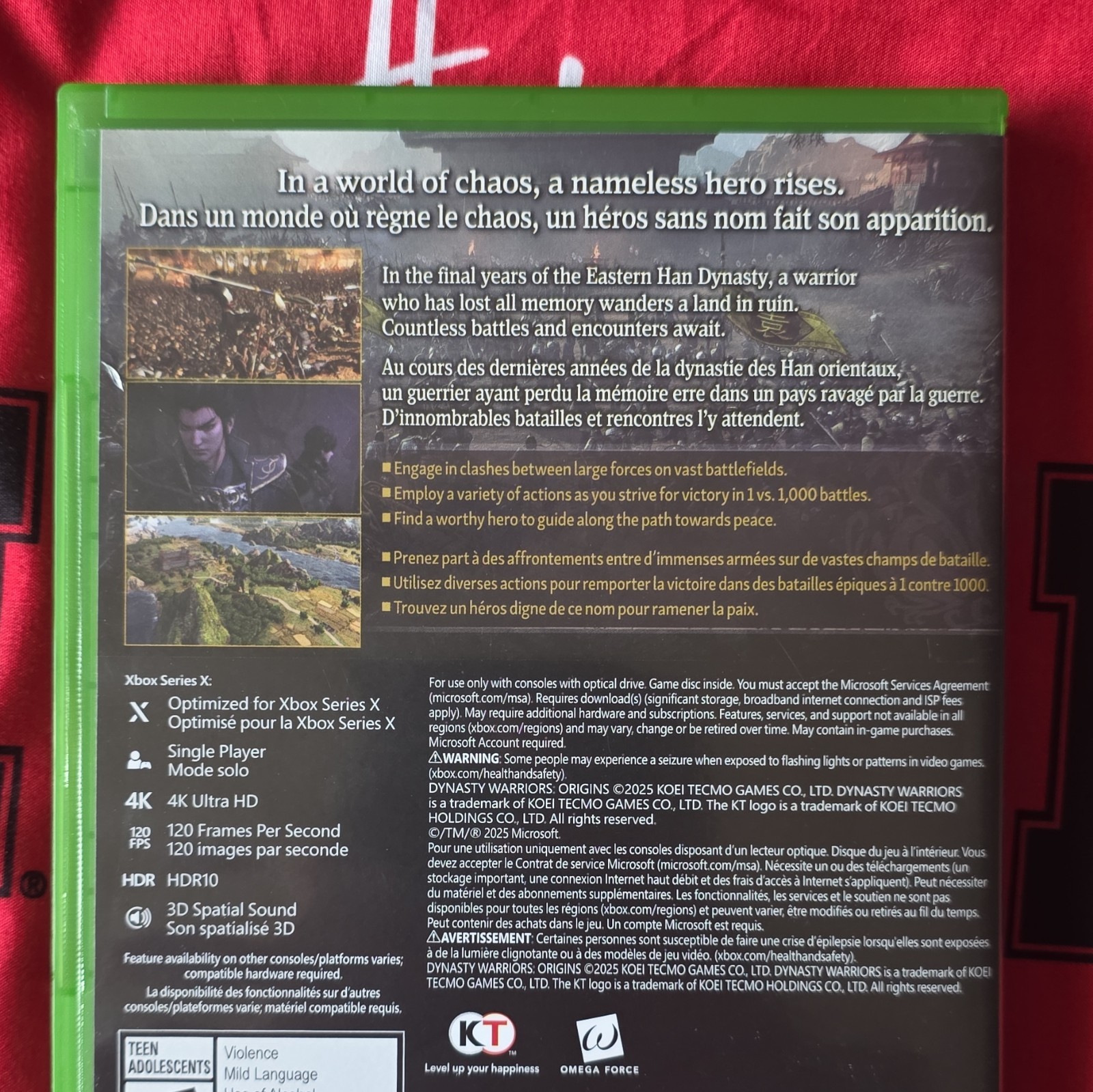 KOEI TECMO Dynasty Warriors: Origins Xbox Series X|S Optimized Single Player T