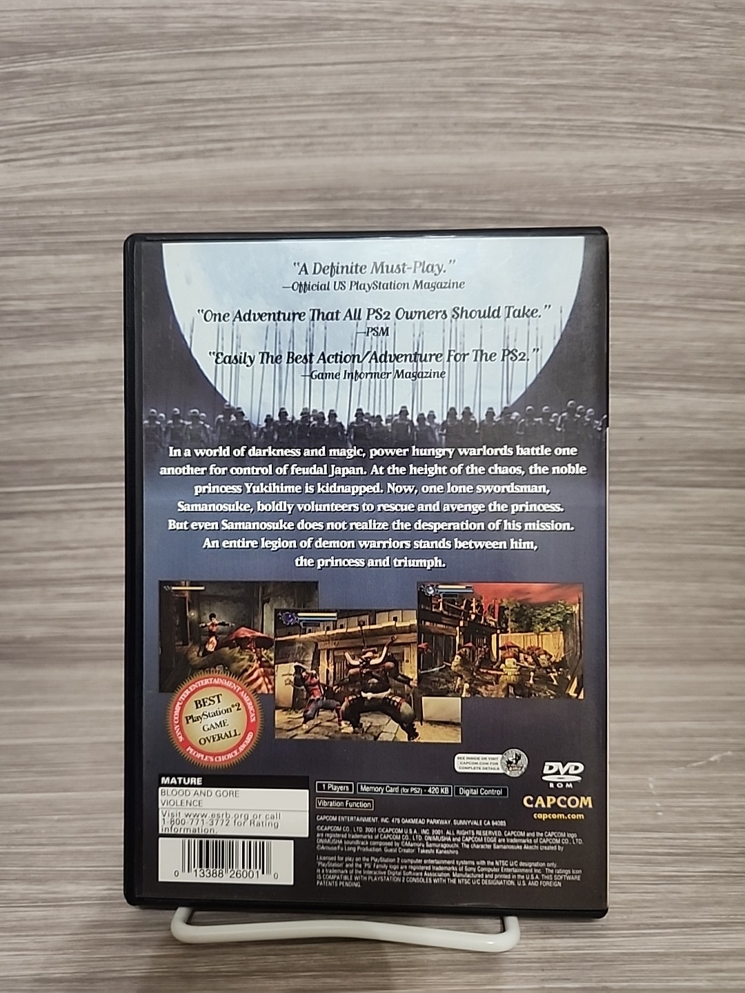 Onimusha: Warlords (PlayStation 2, 2002) Complete CIB