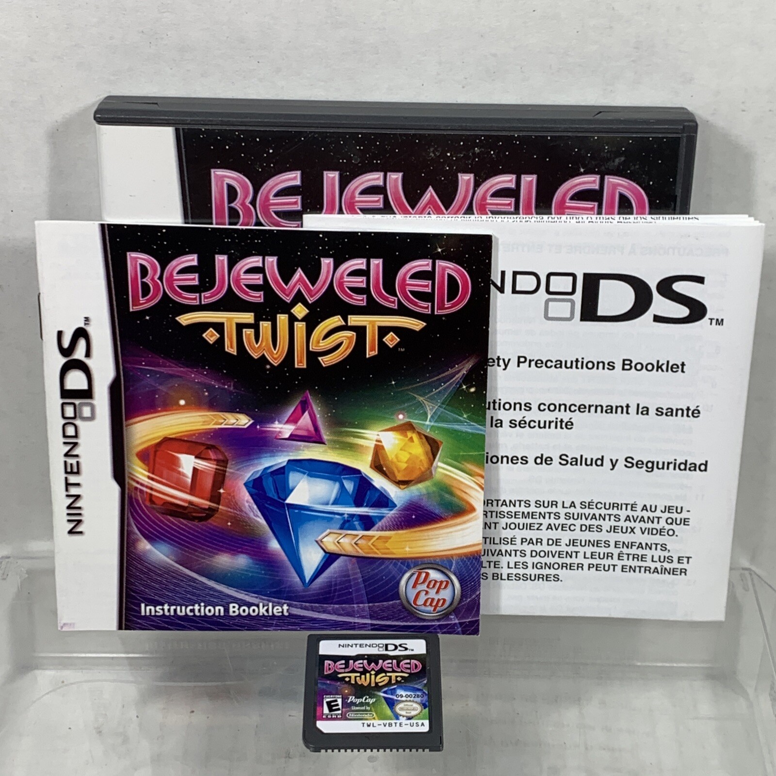 Bejeweled Twist (Nintendo DS 2010) Complete W Manual CIB Tested
