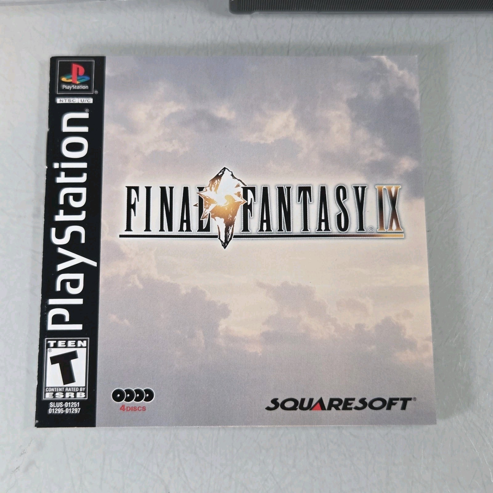 Playstation 1 Final Fantasy 9 IX Black Label CIB Complete – BROKEN CASE