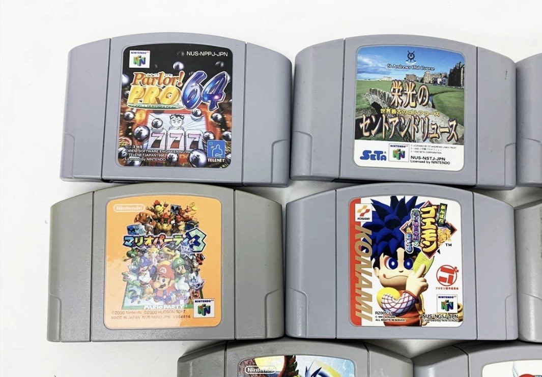 Nintendo 64 Game Lot Mario Party 3 Smash Bros Pokemon Stadium Super Mario TESTED