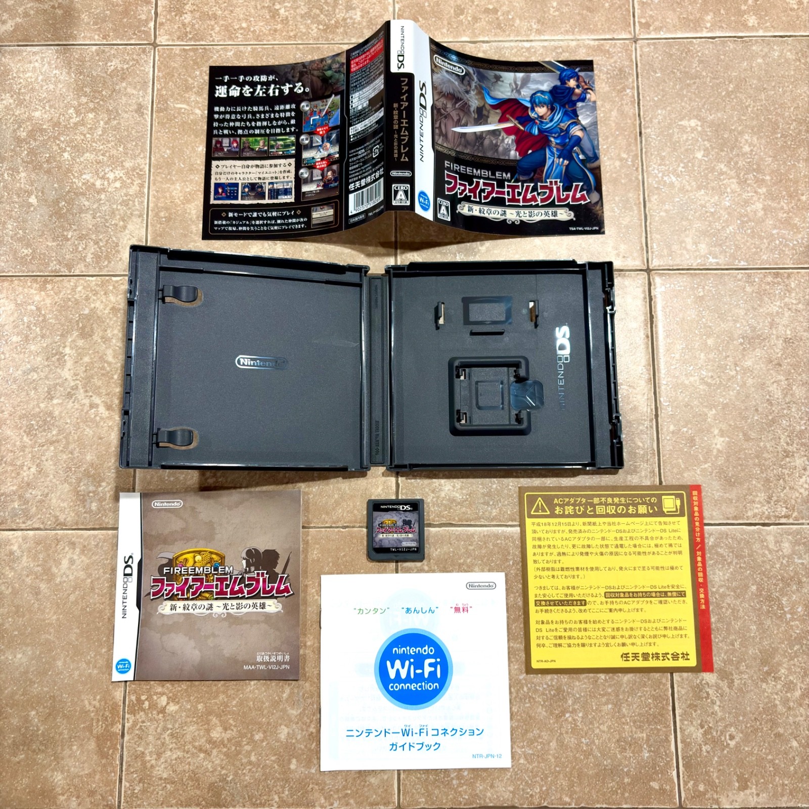 Fire Emblem New Mystery of The Emblem Nintendo DS CIB Complete REGION FREE Japan
