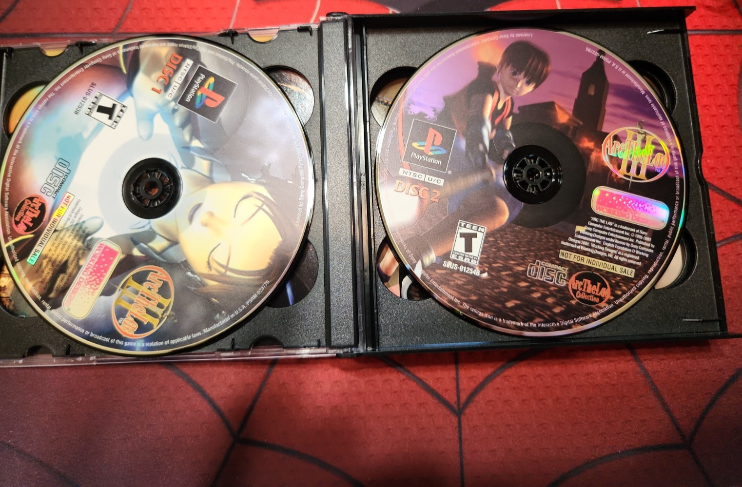 🗡 Arc the Lad Collection (Sony Playstation PS1, 2002) COMPLETE CIB MINT!