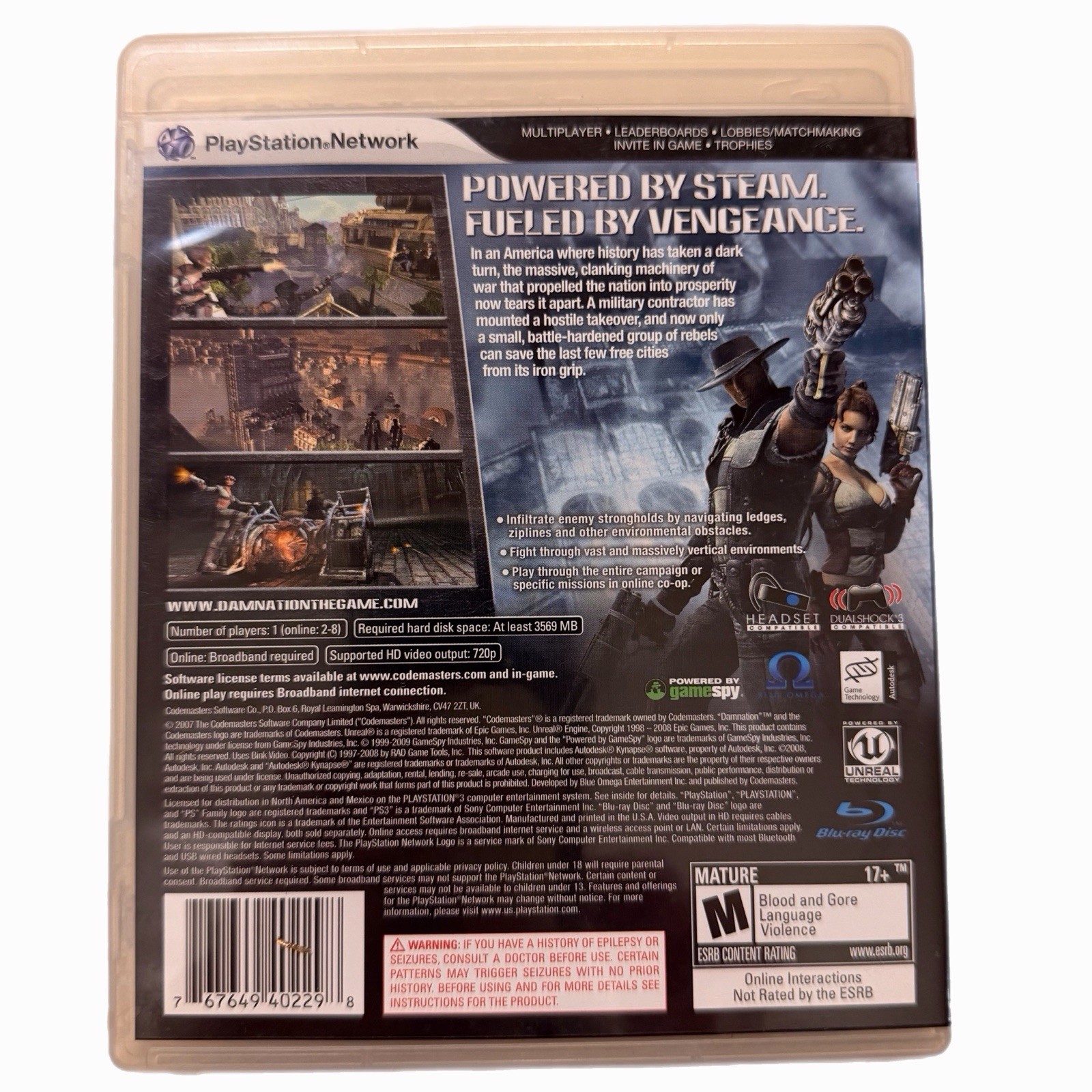 Damnation (Sony PlayStation 3, 2007)