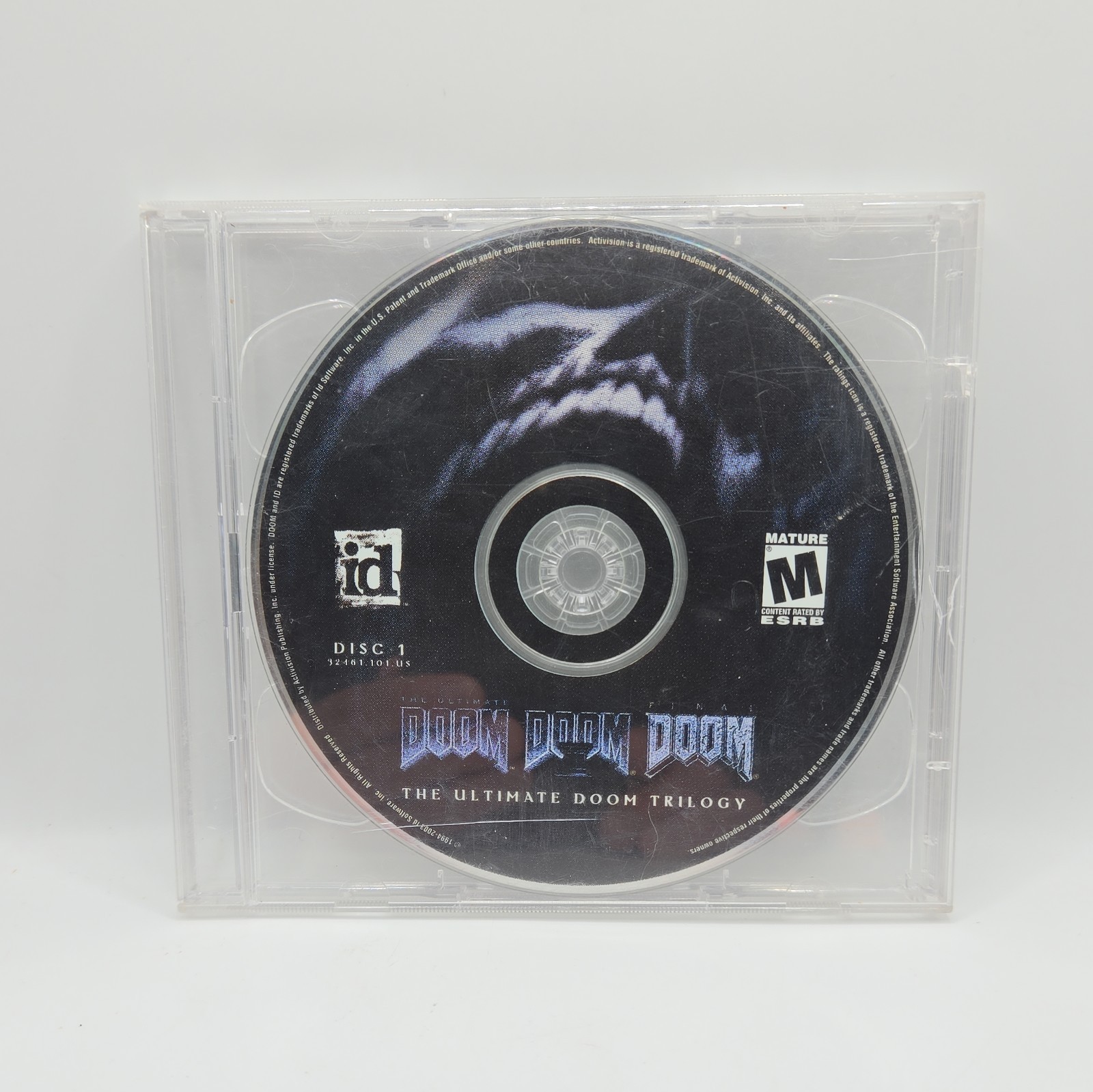 The Ultimate Doom Trilogy Collector’s Edition (PC, 2003) 2 Disc Set OOP Discs VG