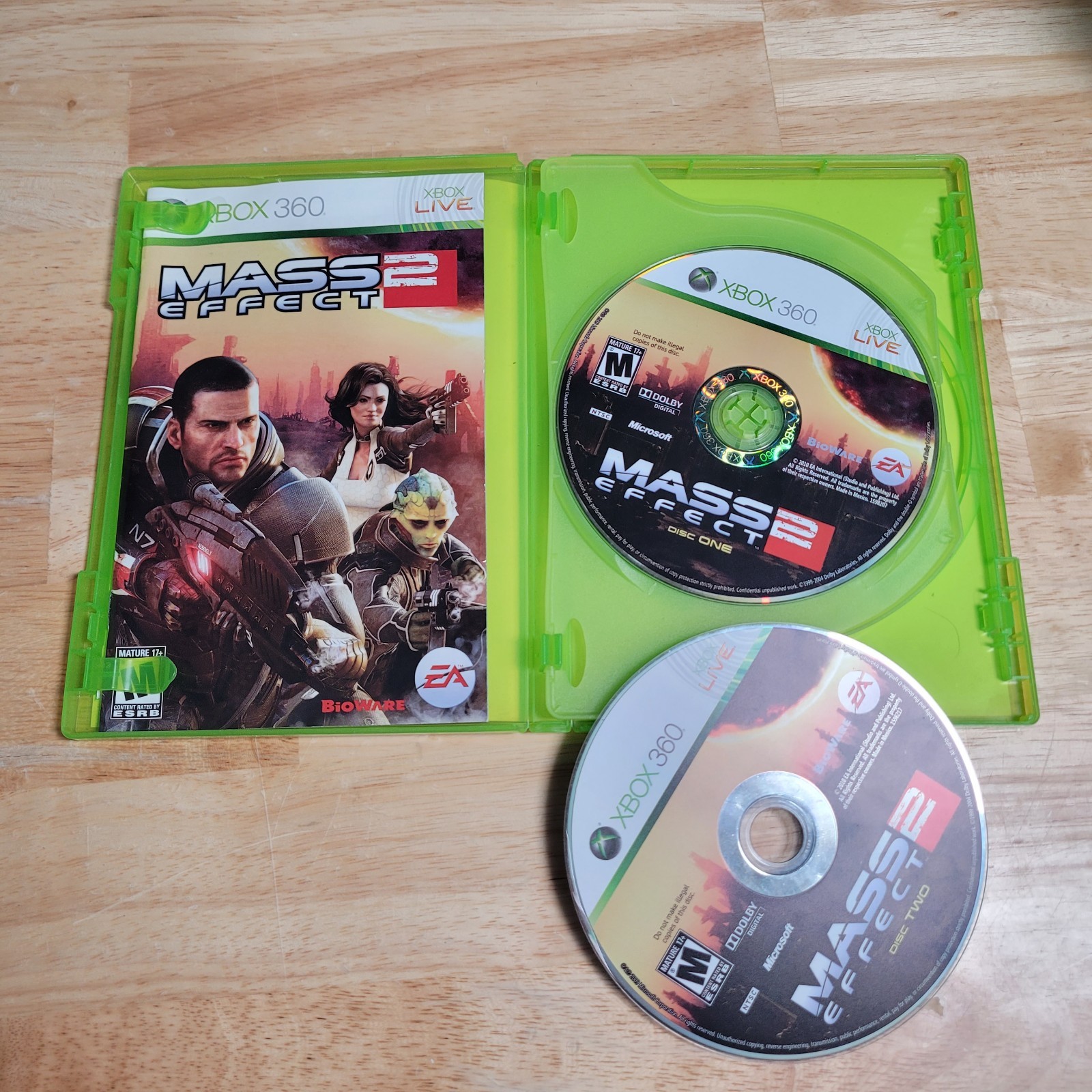 Mass Effect 2 Microsoft Xbox 360, 2010 CIB w Manual – Tested