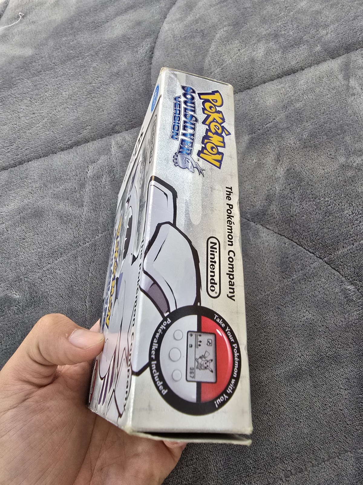 Pokemon SoulSilver Version DS Complete Big Box W Pokewalker Authentic Brand New