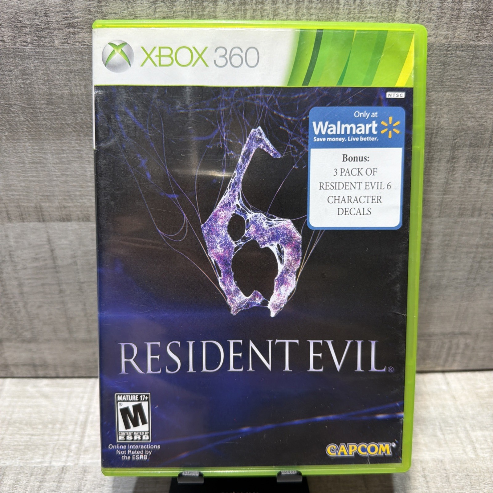 Resident Evil 6 Walmart Exclusive Microsoft XBox 360 2004 No Decals – Free Ship