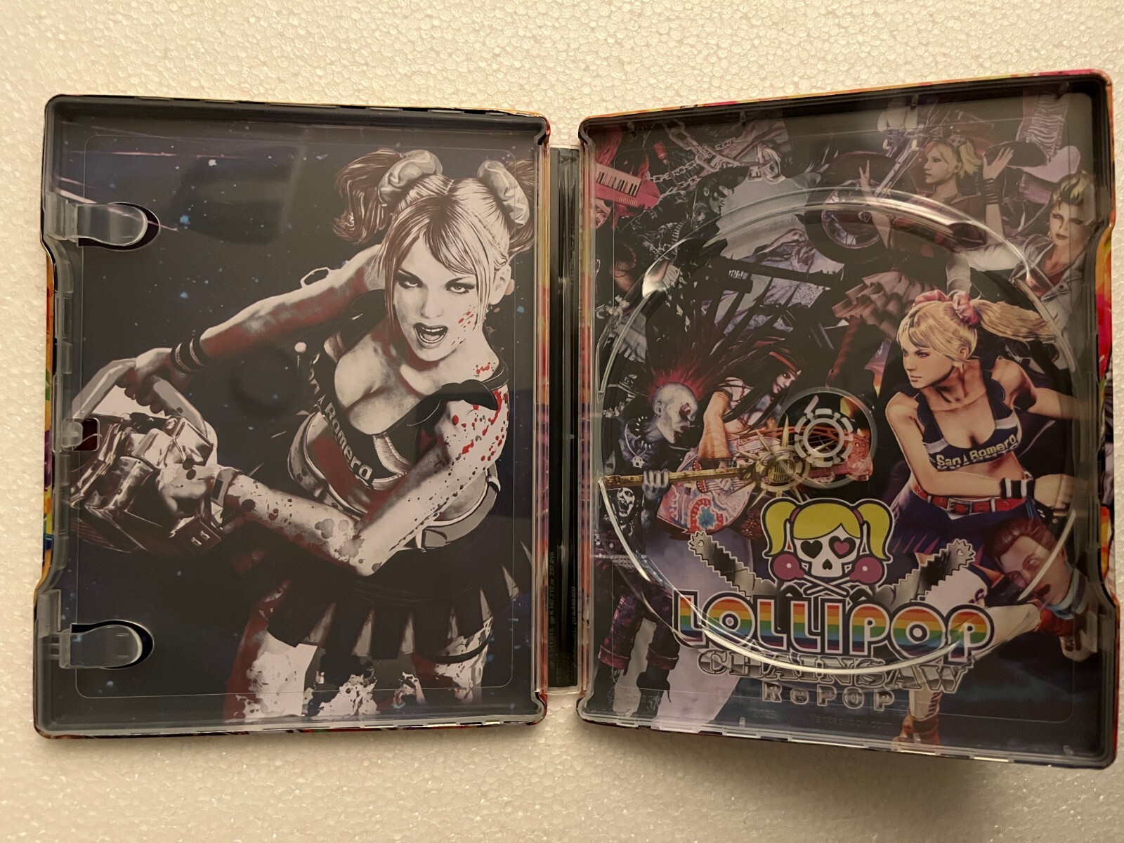 Lollipop Chainsaw Repop Custom-Made G2 Steelbook Case PS4/PS5 (NO GAME)