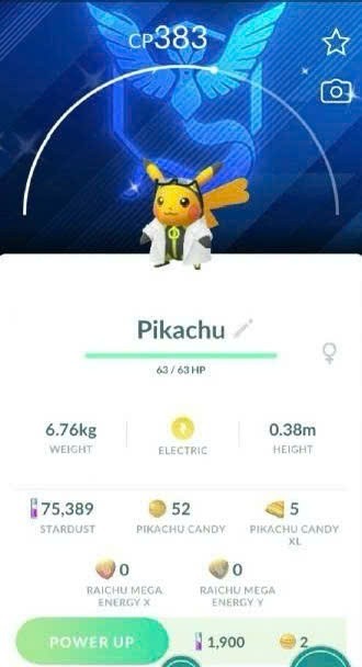 Pokémon Go- Shiny Willow PIKACHU Special Background✨ Tra-de 20k stardust✨Digital