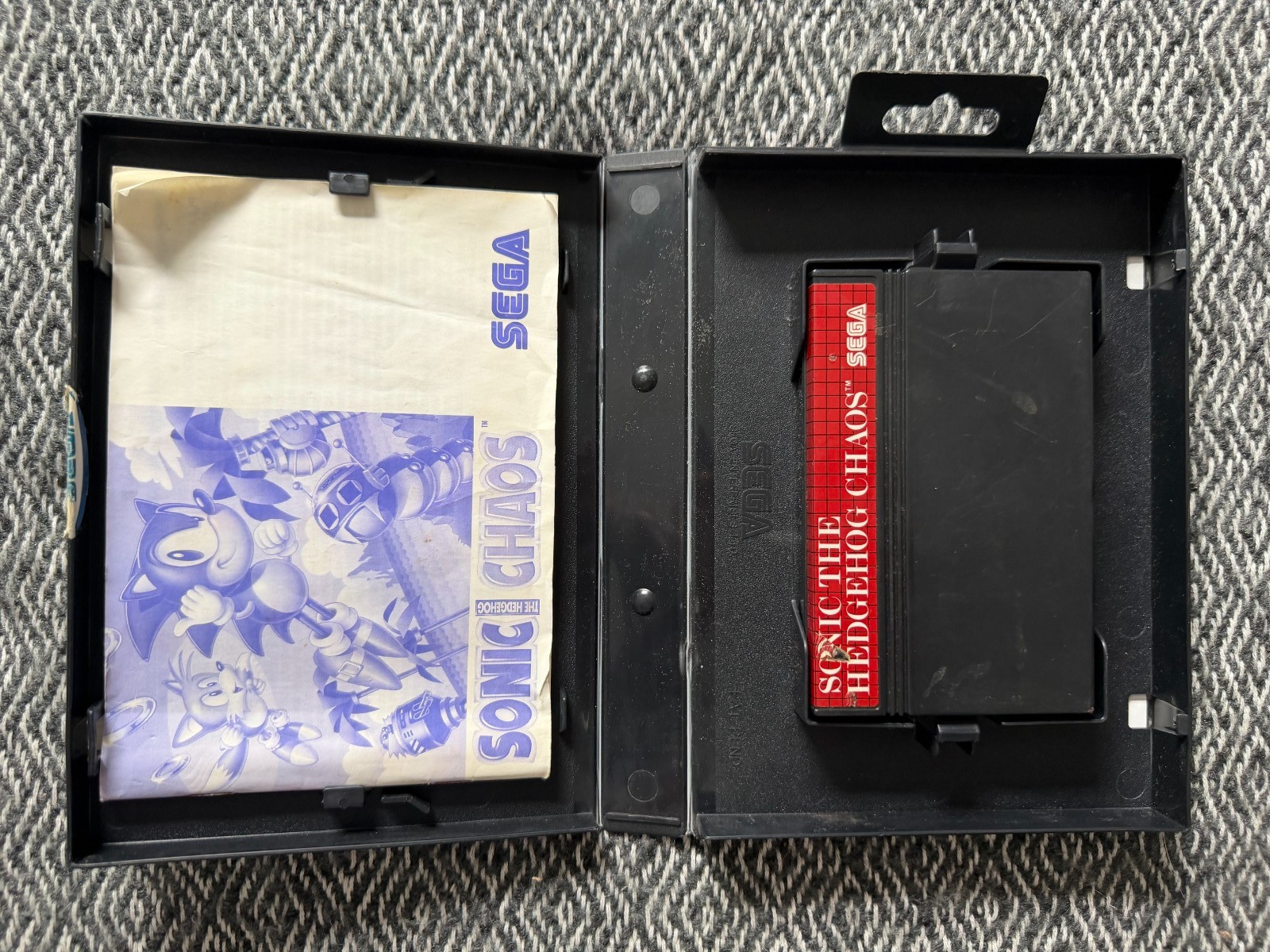 Master System SONIC THE HEDGEHOG Chaos Game PAL *(Works in US)* Region Free