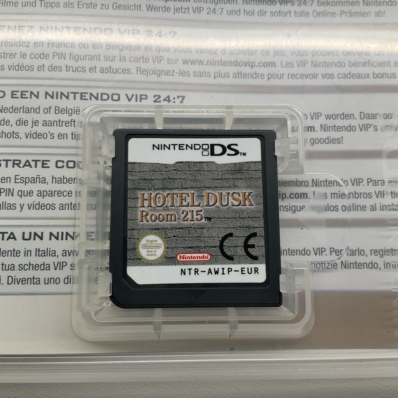 HOTEL DUSK: ROOM 215 Nintendo DS PAL EUR Italian – COMPLETE – Excellent Condition