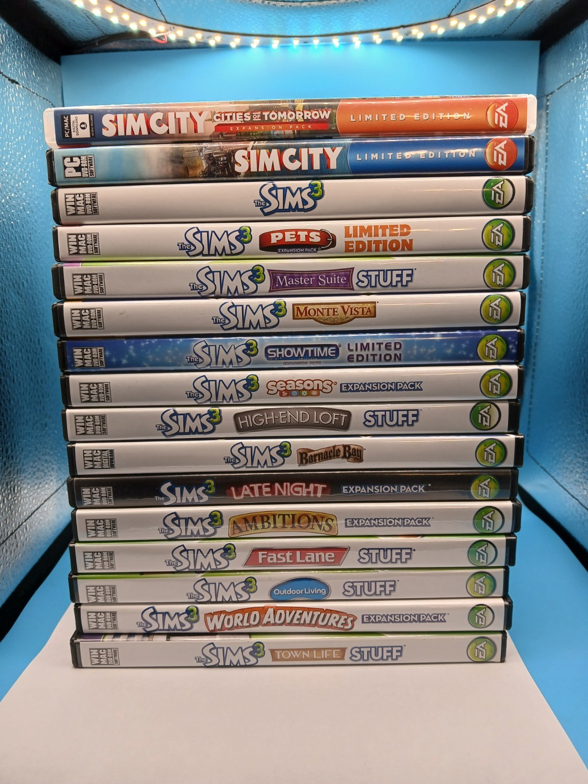 Lot Of 16 Sims 3 & SimCity PC/Mac Games Excellent Condition