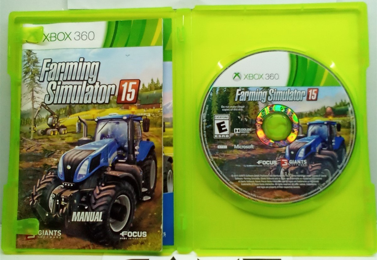Farming Simulator 15 (Xbox 360, 2015) Complete Tested Working – Free Ship
