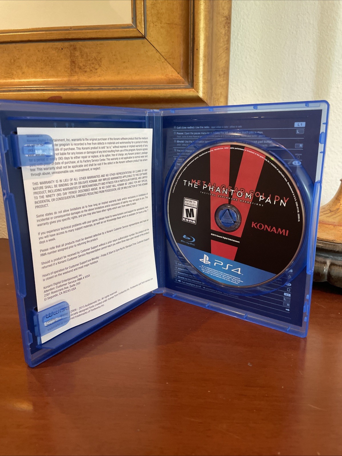 Metal Gear Solid V: The Phantom Pain (Sony PlayStation 4, 2015)