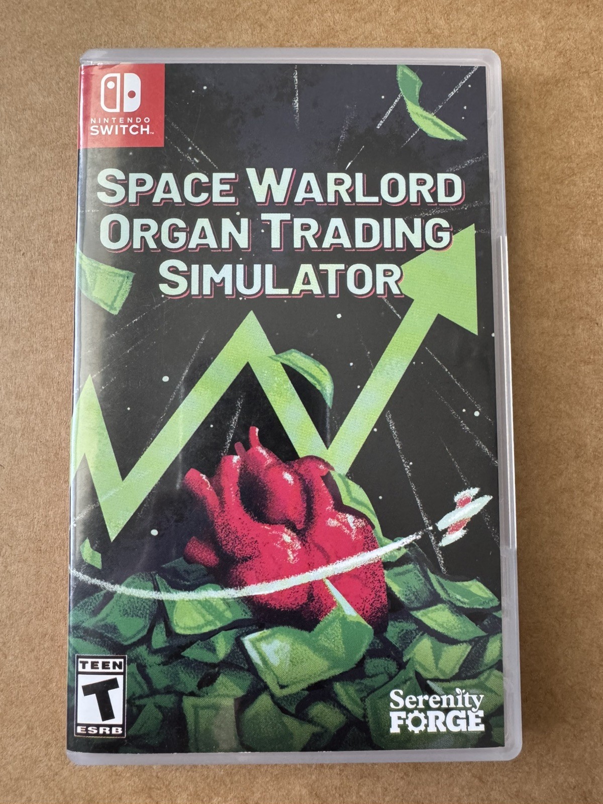 Space Warlord Organ Trading Simulator for Nintendo Switch with Inserts