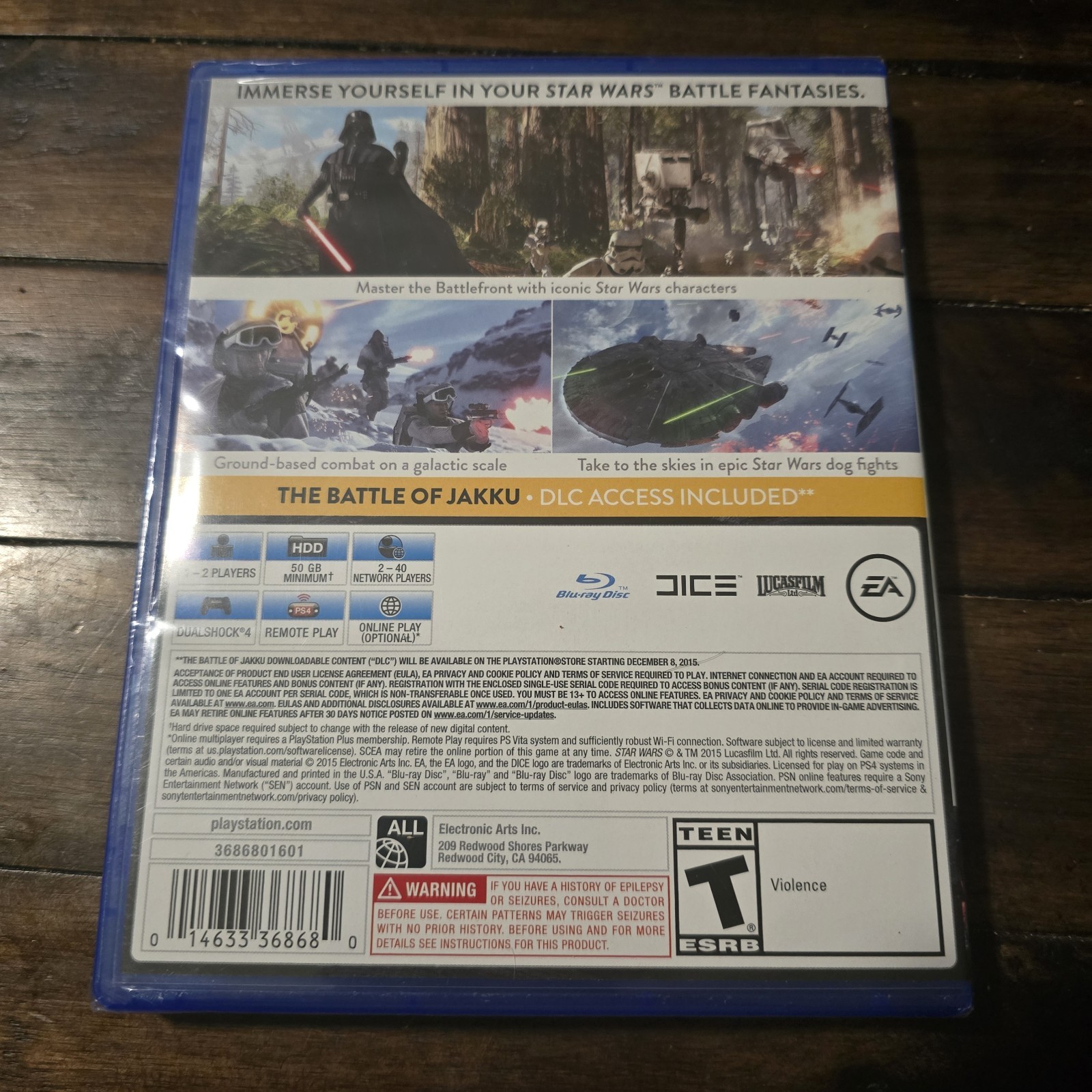 Star Wars: Battlefront (PlayStation 4, 2015) Sealed (NEW)