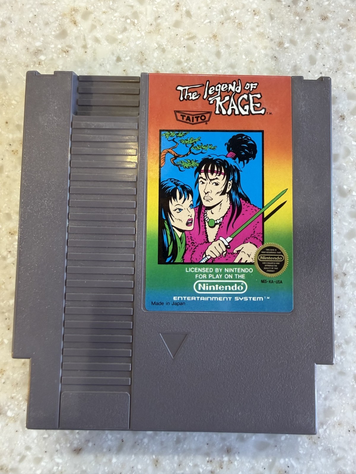 THE LEGEND OF KAGE GAME ORIGINAL Nintendo System 1985 NES HQ