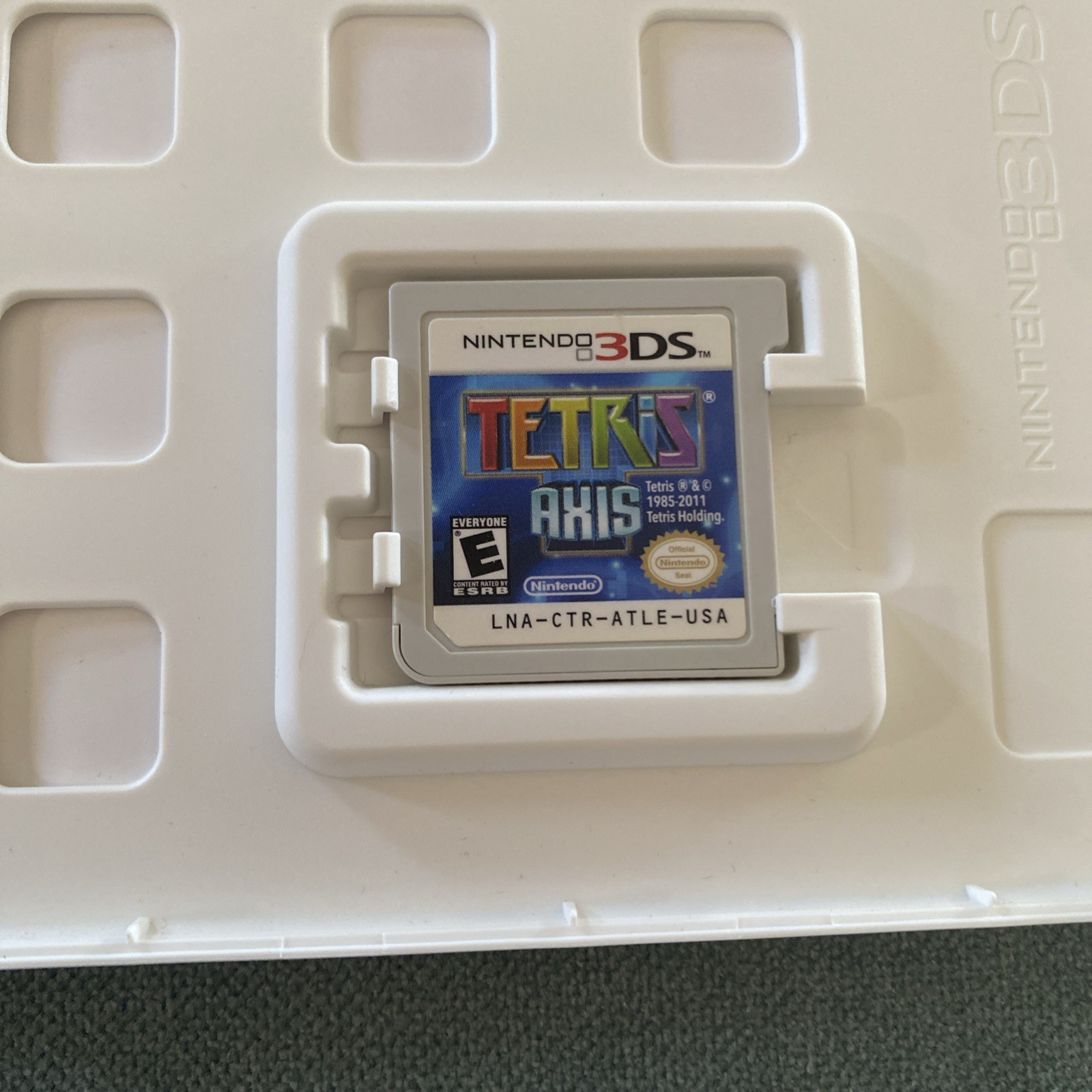 Tetris: Axis (Nintendo 3DS, 2011) – Complete All inserts – Tested CIB