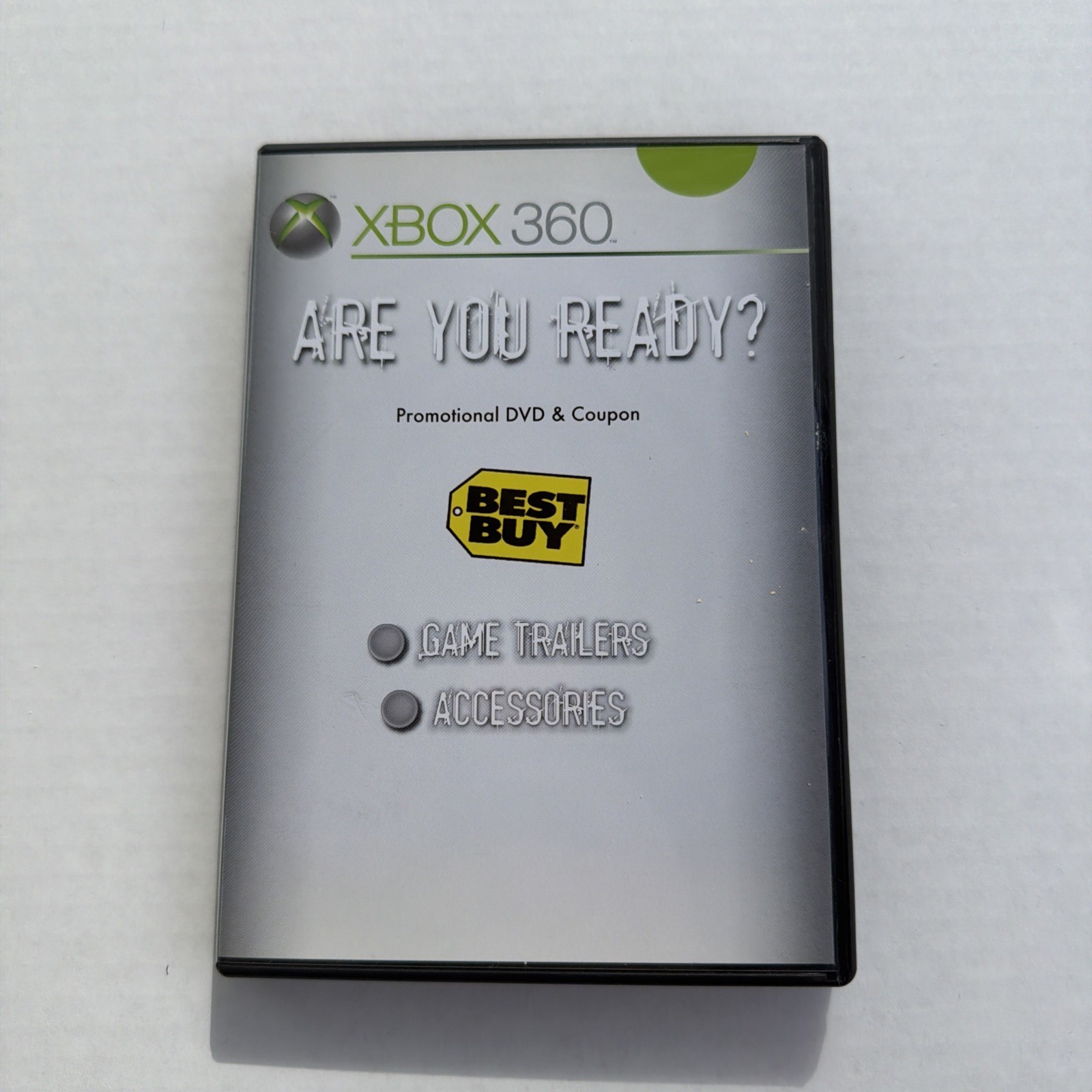 Best Buy 2005 Xbox 360 Promotional Preview DVD (CIB)