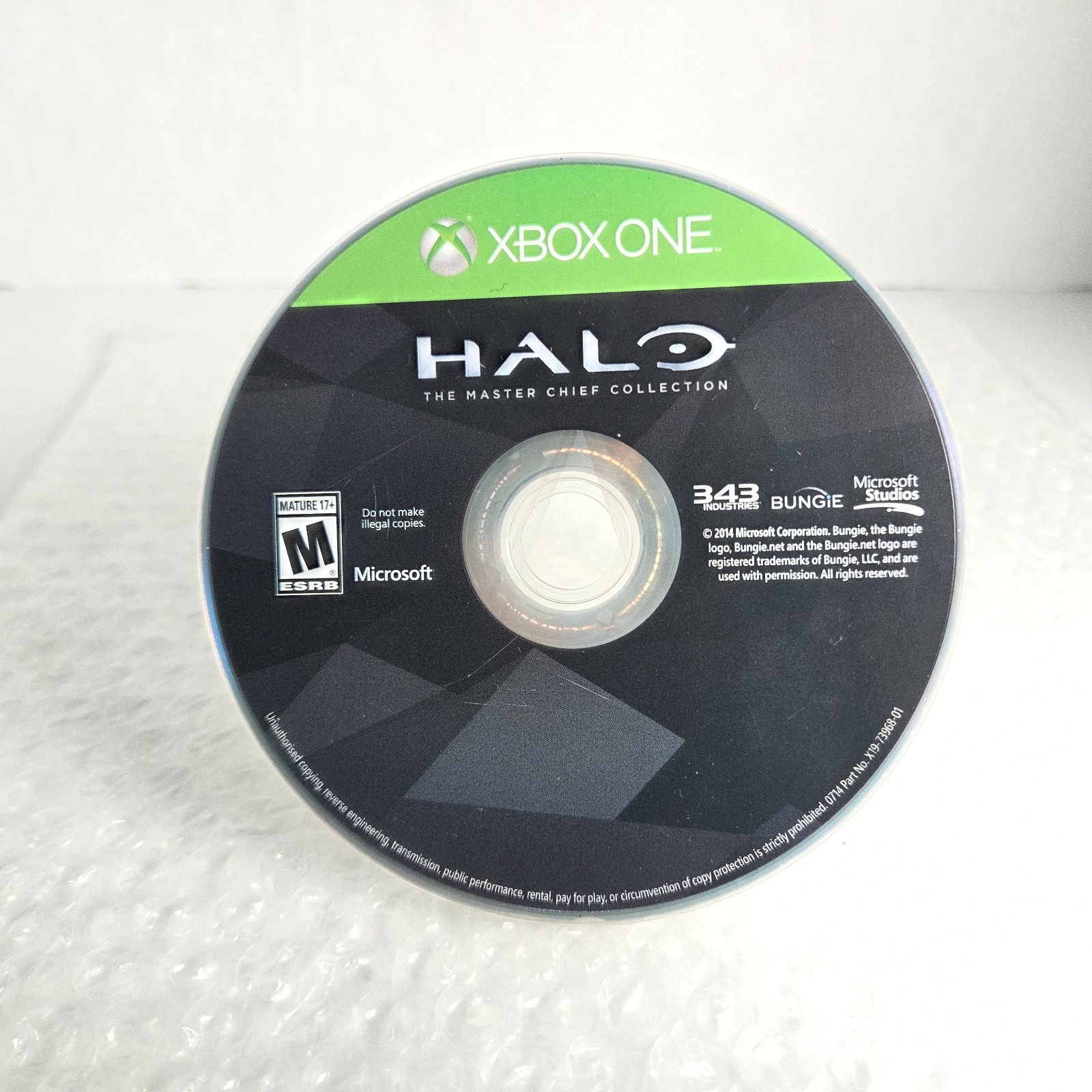 Halo Master Chief Collection Launch Microsoft Xbox One No Manual Test Bungie OEM