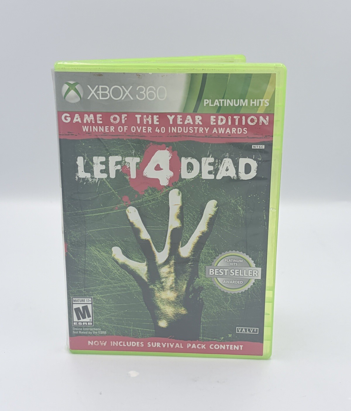 Left 4 Dead Microsoft Xbox 360 Refurbished & Tested – 1 YR Warranty