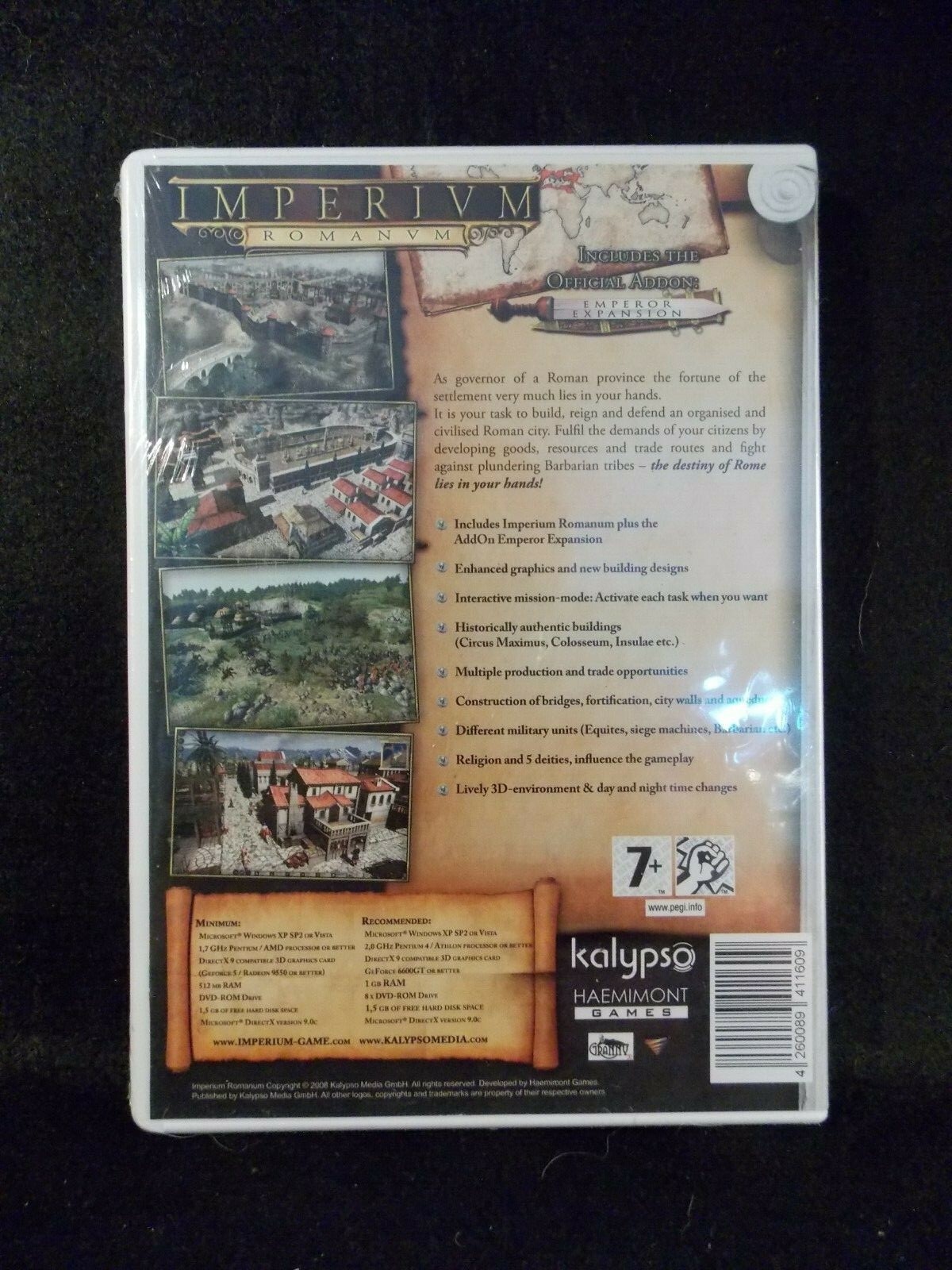Imperivm Romanvm Gold Edition (PC, 2008, Germany) BRAND NEW!