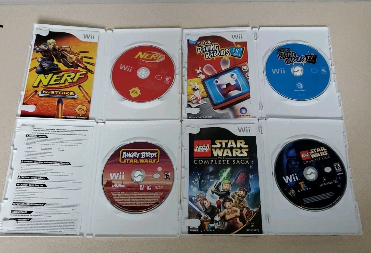 Nintendo Wii Game Lot Of 12 Various Titles Mostly CIB, Tested Working